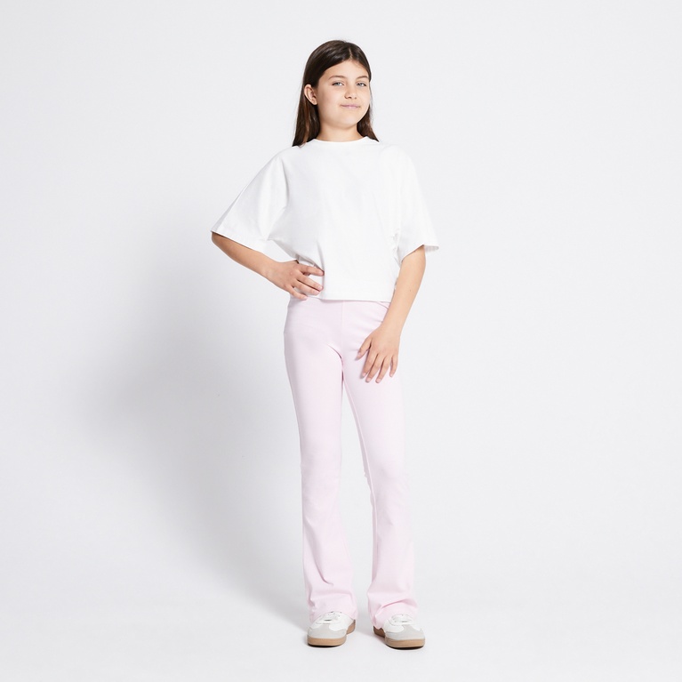 Basic Flare tights "Malva star" Soft Pink